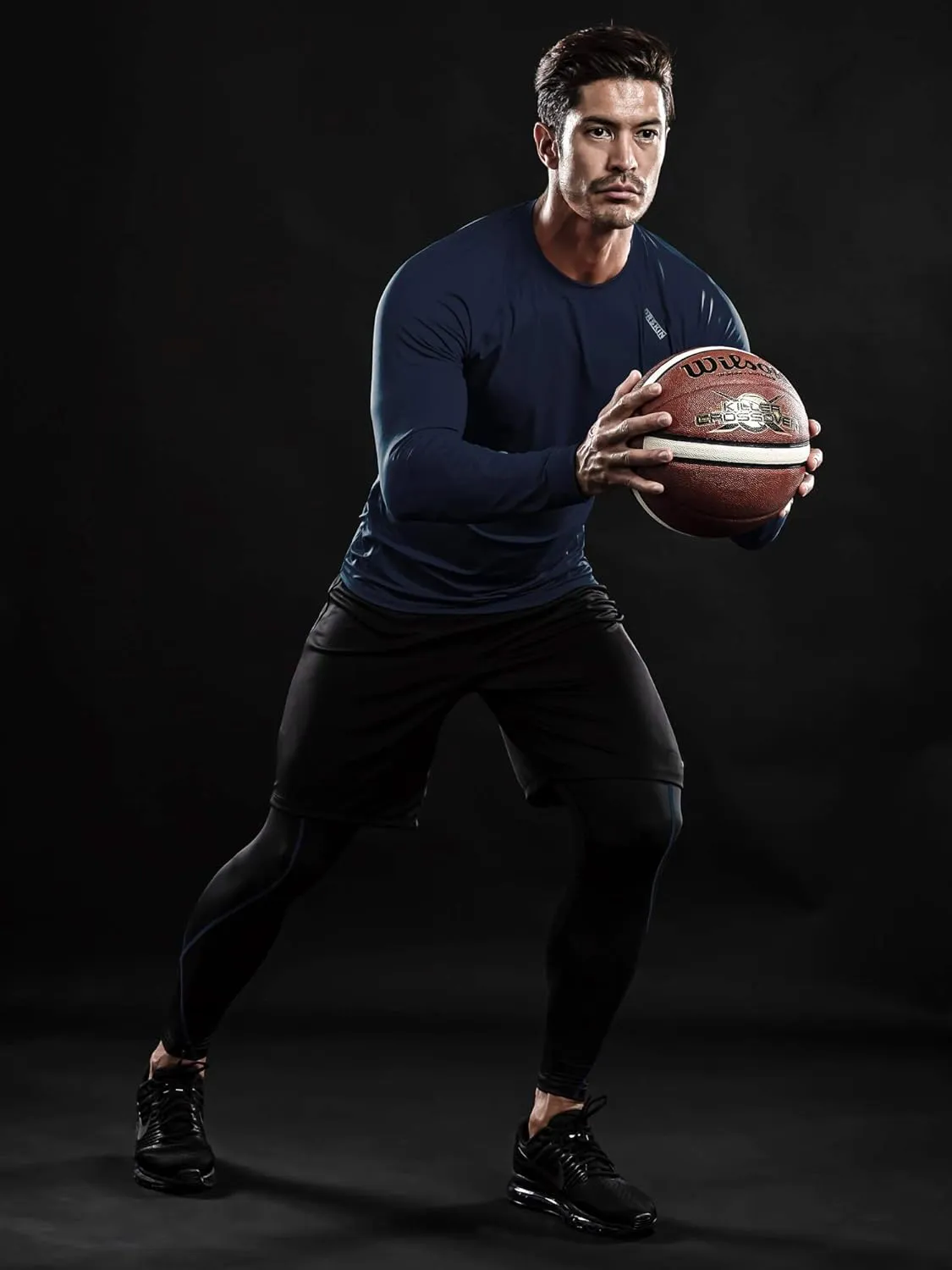 DRSKIN 4, 3, 2 or 1 Pack Men's Compression Shirts Top Long Sleeve Sports Baselayer Workout Running Athletic Active