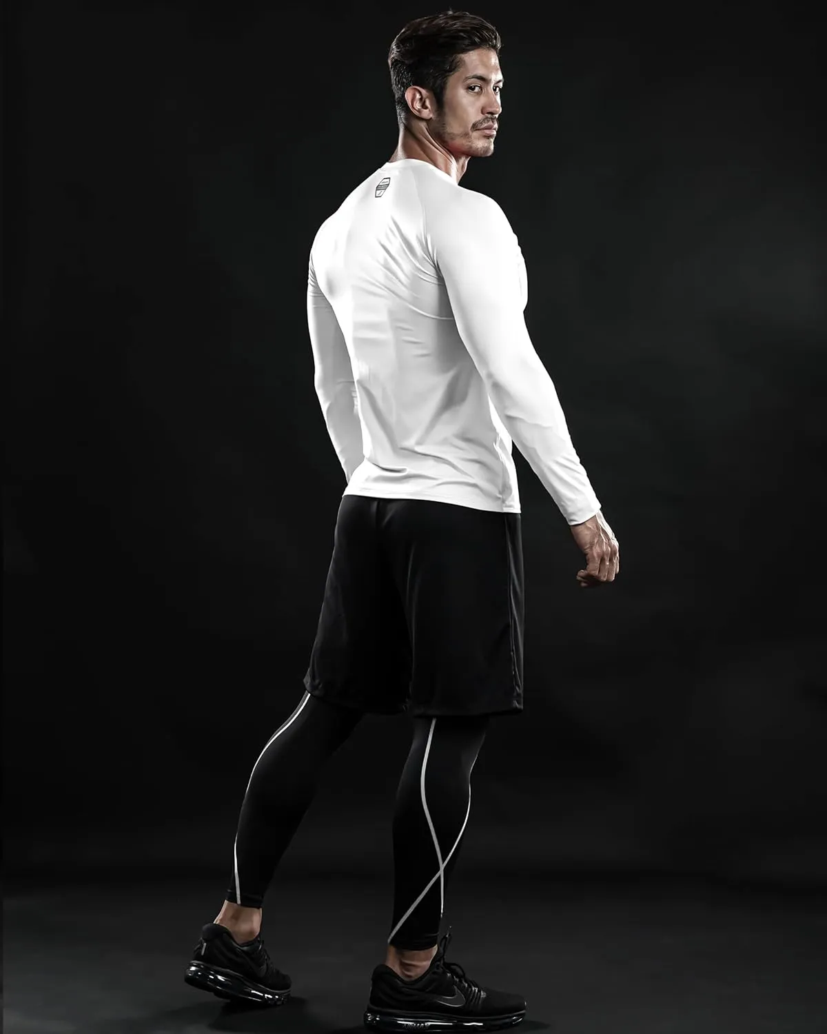 DRSKIN 4, 3, 2 or 1 Pack Men's Compression Shirts Top Long Sleeve Sports Baselayer Workout Running Athletic Active