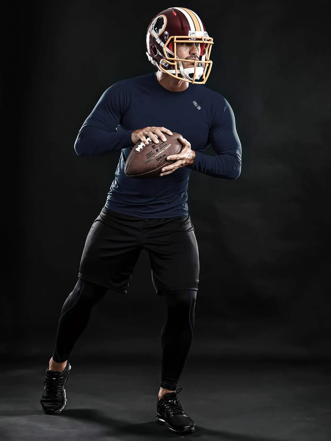 DRSKIN 4, 3, 2 or 1 Pack Men's Compression Shirts Top Long Sleeve Sports Baselayer Workout Running Athletic Active