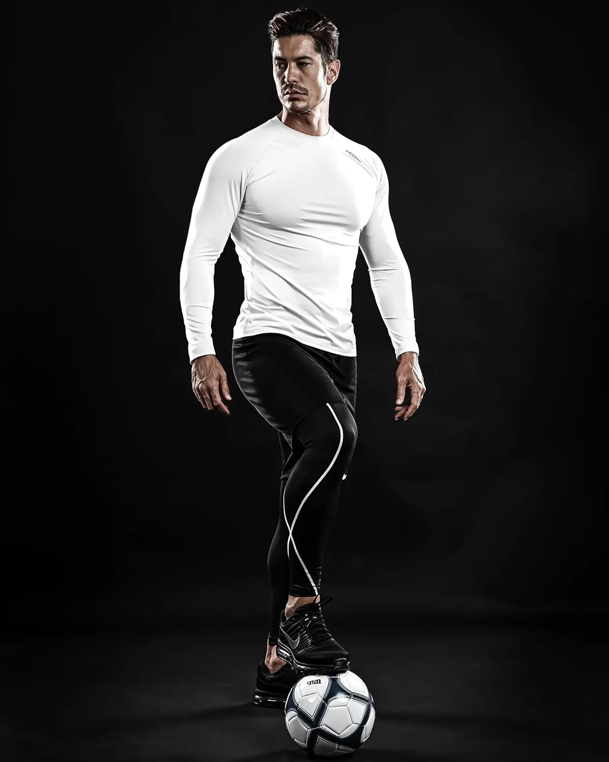DRSKIN 4, 3, 2 or 1 Pack Men's Compression Shirts Top Long Sleeve Sports Baselayer Workout Running Athletic Active