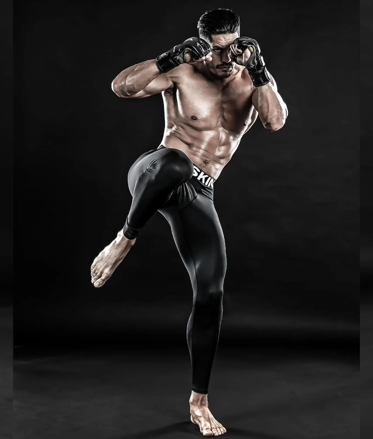 DRSKIN 5, 4, 3 or 1 Pack Mens Compression Pants Tights Leggings Sports Baselayer Running Athletic Workout Active