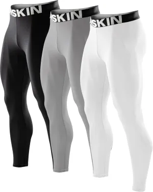 DRSKIN 5, 4, 3 or 1 Pack Mens Compression Pants Tights Leggings Sports Baselayer Running Athletic Workout Active