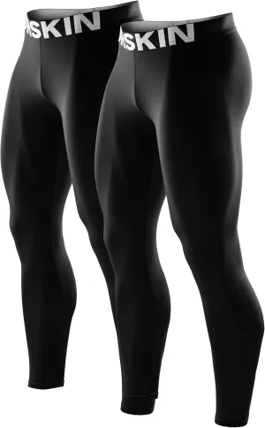 DRSKIN 5, 4, 3 or 1 Pack Mens Compression Pants Tights Leggings Sports Baselayer Running Athletic Workout Active