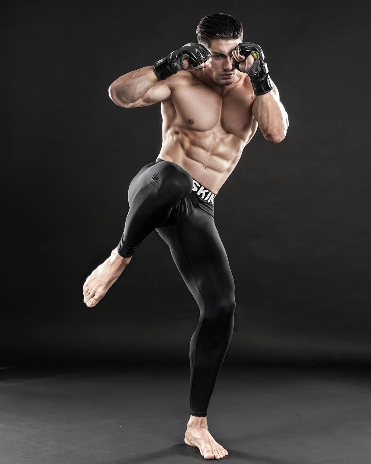 DRSKIN 5, 4, 3 or 1 Pack Mens Compression Pants Tights Leggings Sports Baselayer Running Athletic Workout Active