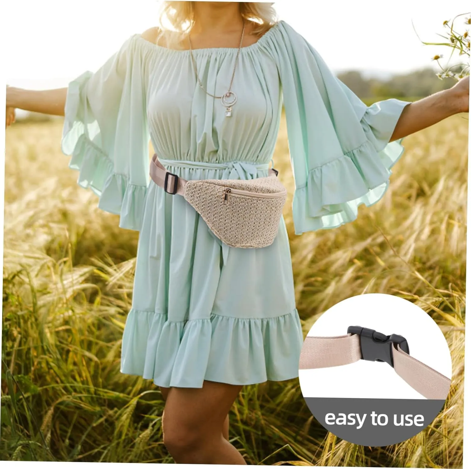 Elegant Mini Tote Bag Stylish Waist Belt Bag for Women Compact Chest Storage Pouch for Daily Use Travel Accessory