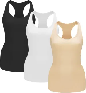 EUYZOU Women Tummy Control Shapewear Tank Tops - Seamless Compression Racerback Vest Body shaper Tank Top