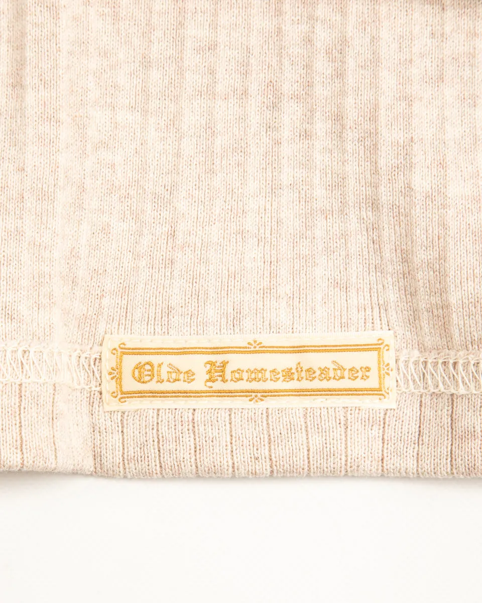 Extra Cotton Rib Crewneck S/S - Ecru