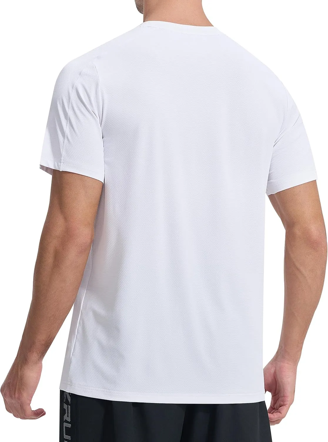 EZRUN Men's Lightweight Short Sleeve T-Shirt Quick Dry Workout Running Athletic Swim Shirts Fishing Rash Guard