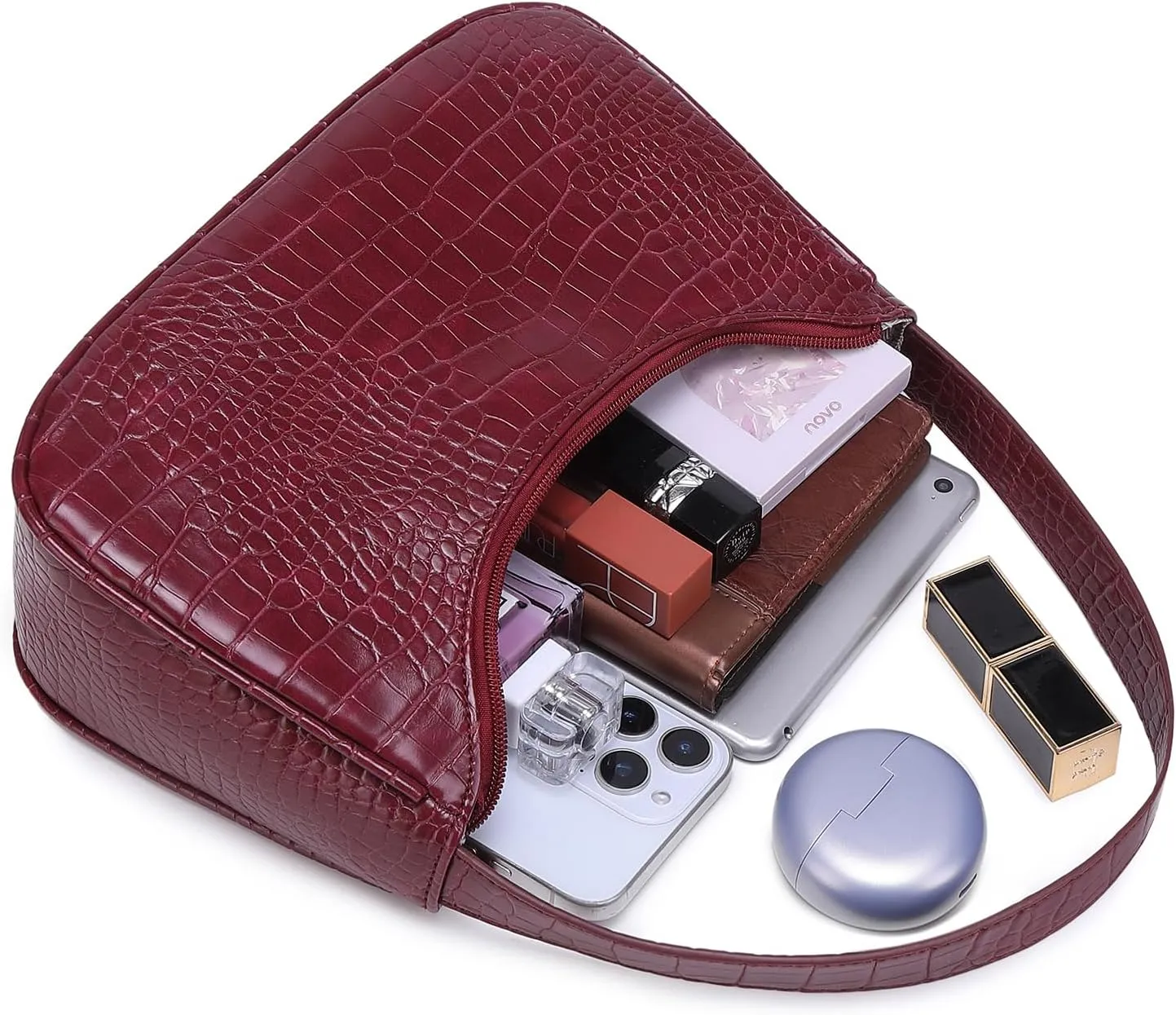 Fashion shoulder Bag for Women's Cute Hobo Tote Handbag Mini Clutch Underarm Purse for Daily Use/Work/Travel/Casual Outings