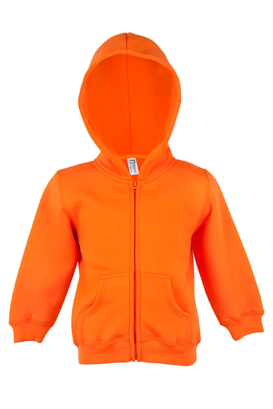 Fleece Baby Zip Hoodie - F100ZZ (9 Colours)
