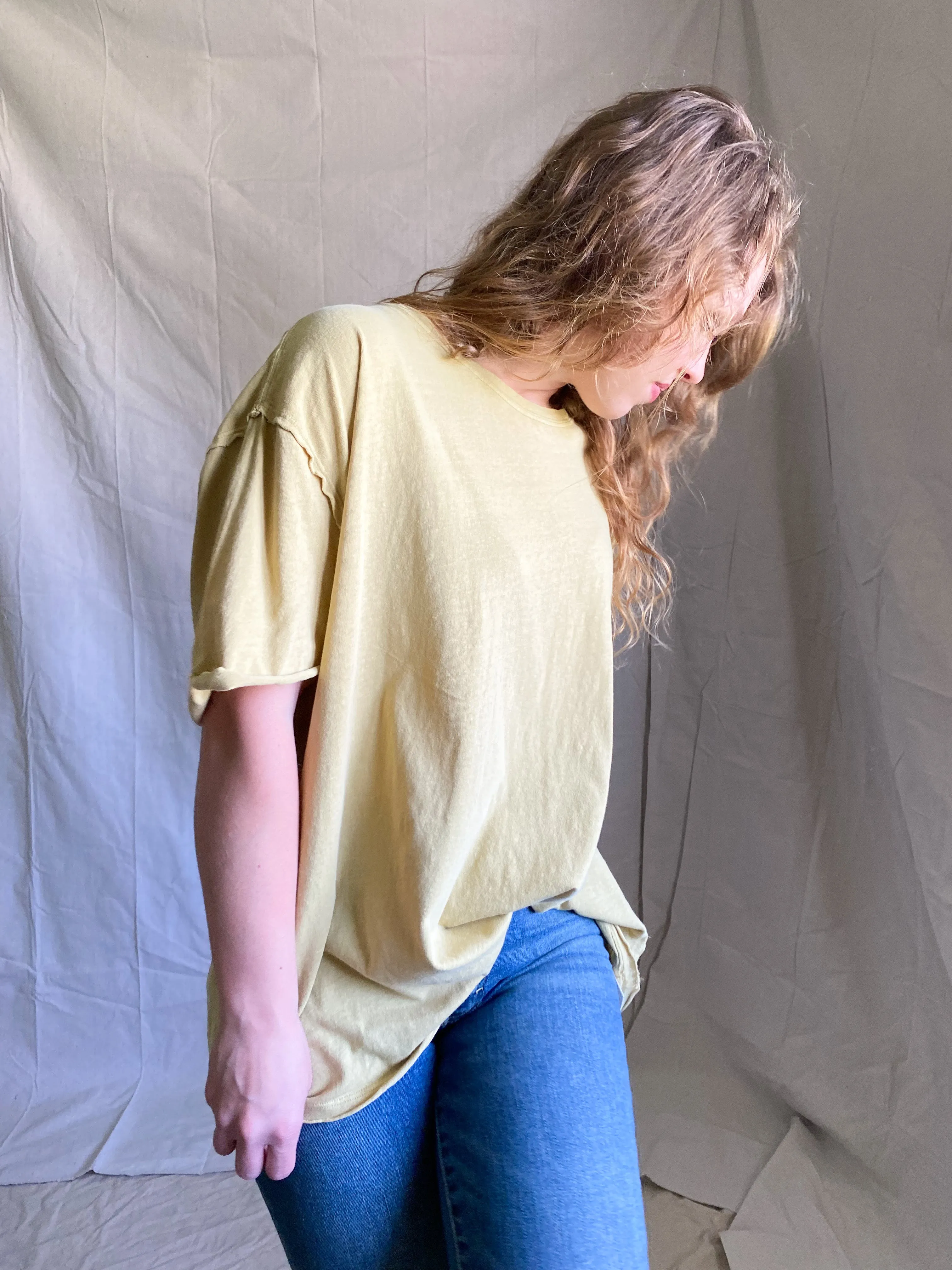 Free People Nina Tee [bitter lemon]