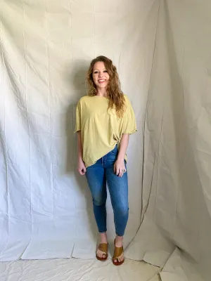 Free People Nina Tee [bitter lemon]