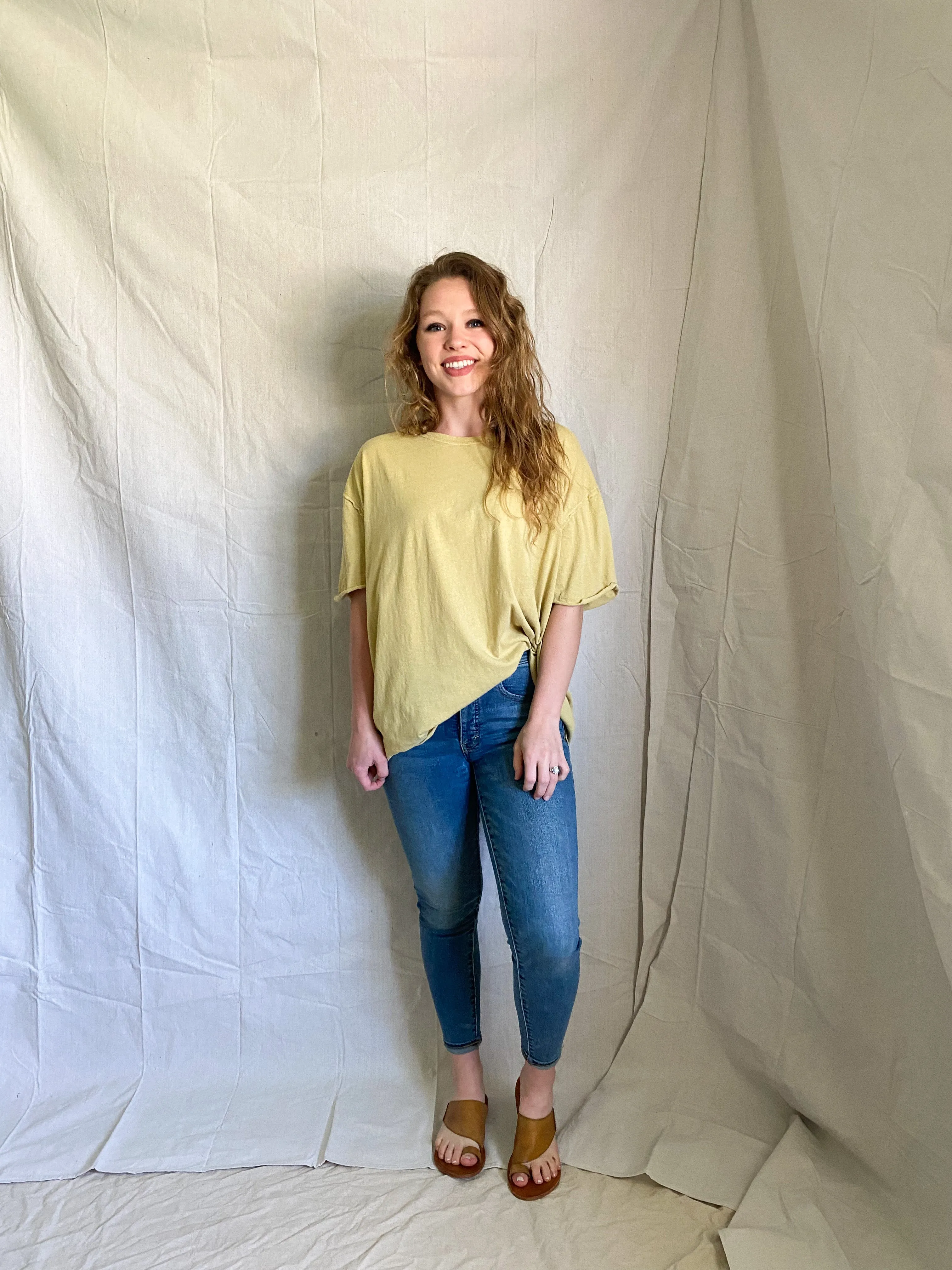 Free People Nina Tee [bitter lemon]