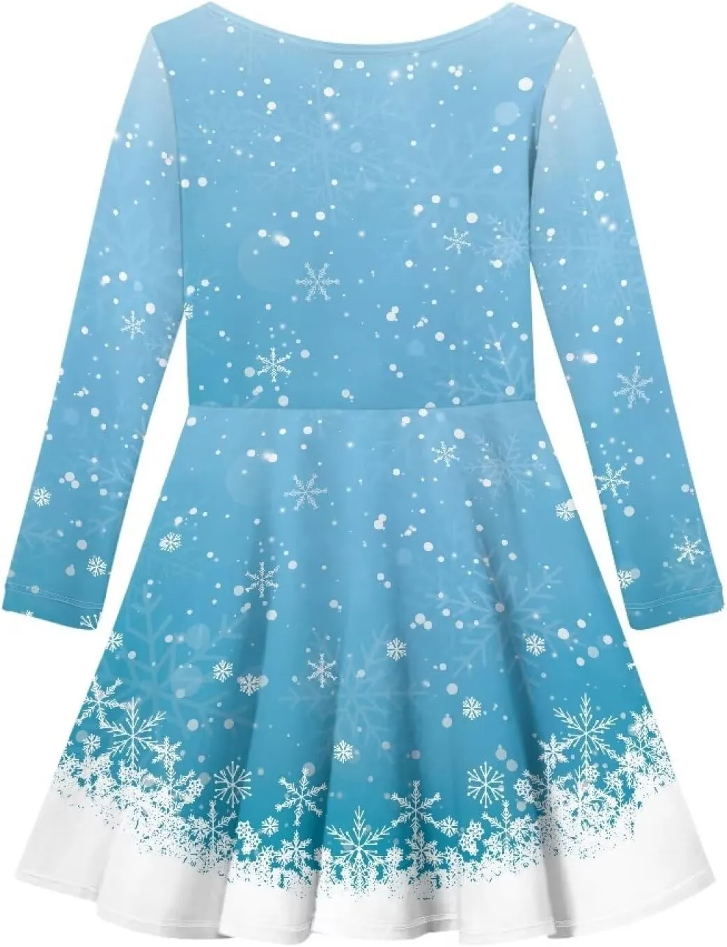Girl Clothes Novelty Skater Dress for Kids 3-16 Years Toddler Girl Long Sleeve Dress Little Girls Fall Dresses