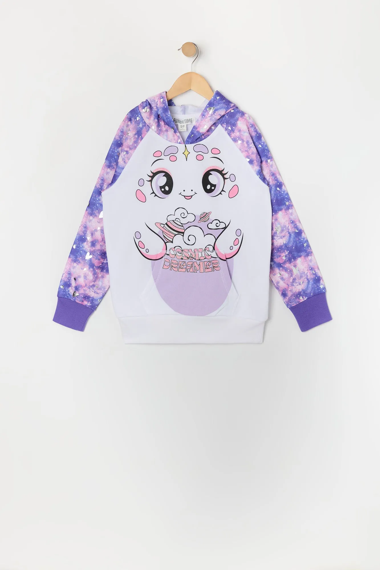 Girls Alien Character Hoodie