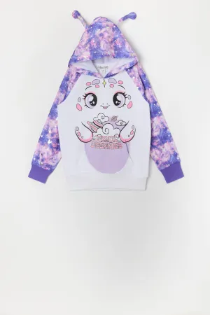 Girls Alien Character Hoodie