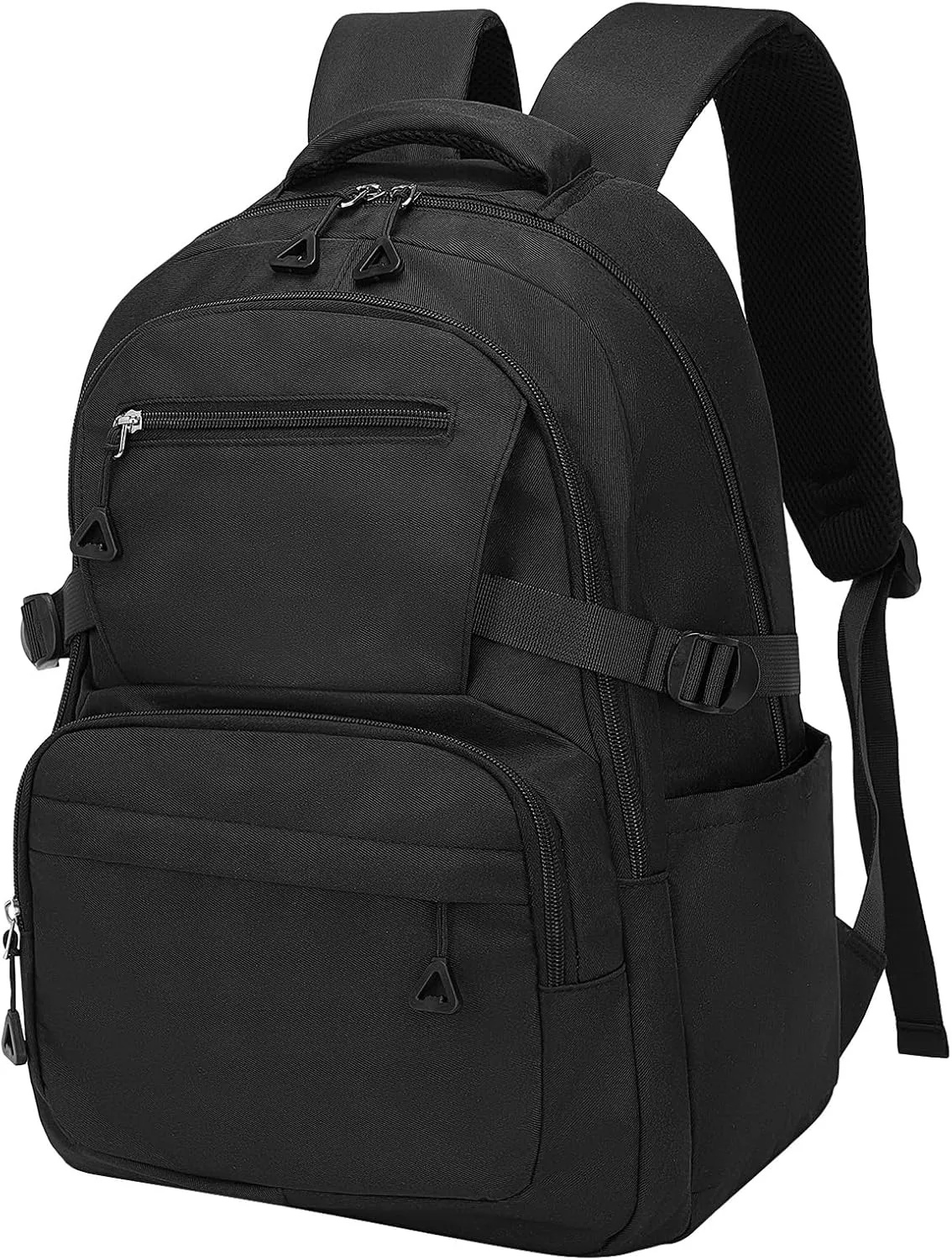 Girls Backpack, Lightweight Aesthetic Bookbag with Anti-Theft Pocket, Fit 15.6 Inch Laptop Backpack for College and Daily Use (Black)
