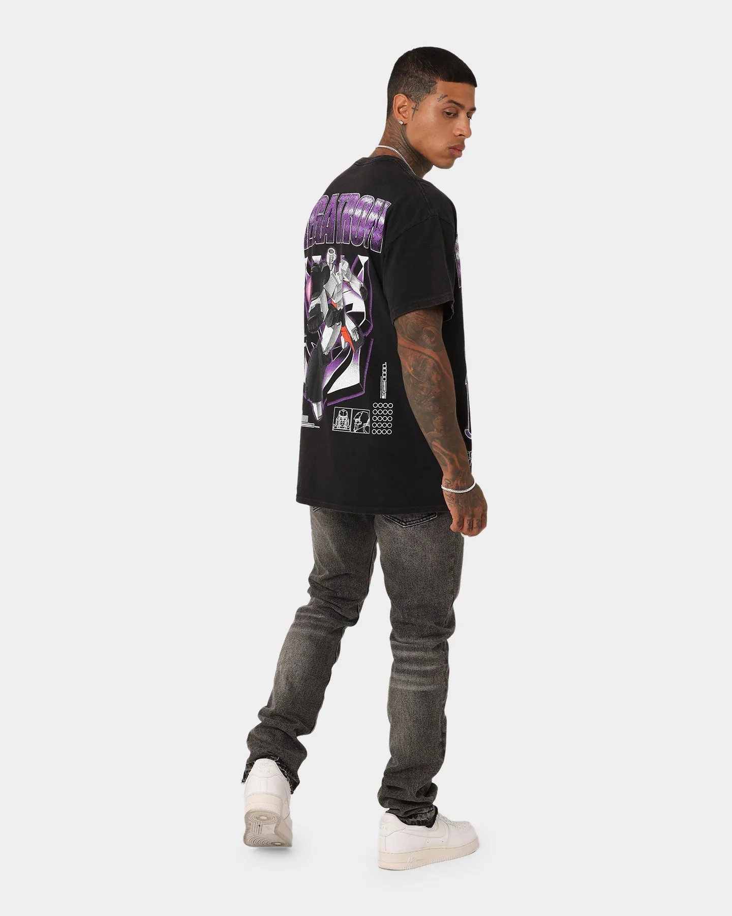 Goat Crew X Transformers Megatron Vintage T-Shirt Black Wash