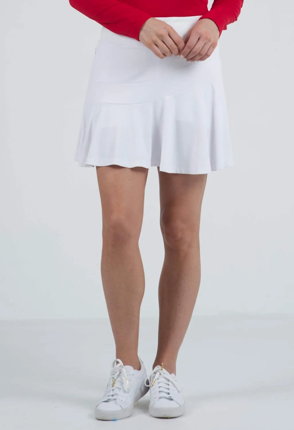 IBKUL Athleisure Wear Sun Protective UPF 50  Icefil Cooling Flounce Skort with Back Pockets - 20000