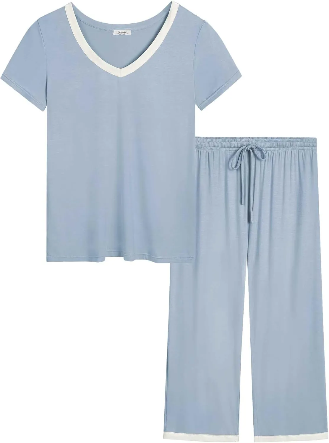 Joyaria Cooling Pajamas Bamboo Viscose Lightweight PJs Set Women Wicking Sleepwear for Night Sweat S-XXL
