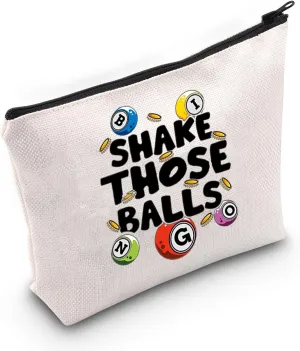 JXGZSO B Gambler Gift Shake Those Balls Makeup Bag Lucky B Pouch Bag B Game Lover Gift, Shake Those Balls Shopping,