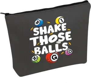 JXGZSO B Gambler Gift Shake Those Balls Makeup Bag Lucky B Pouch Bag B Game Lover Gift, Shake Those Balls Shopping,