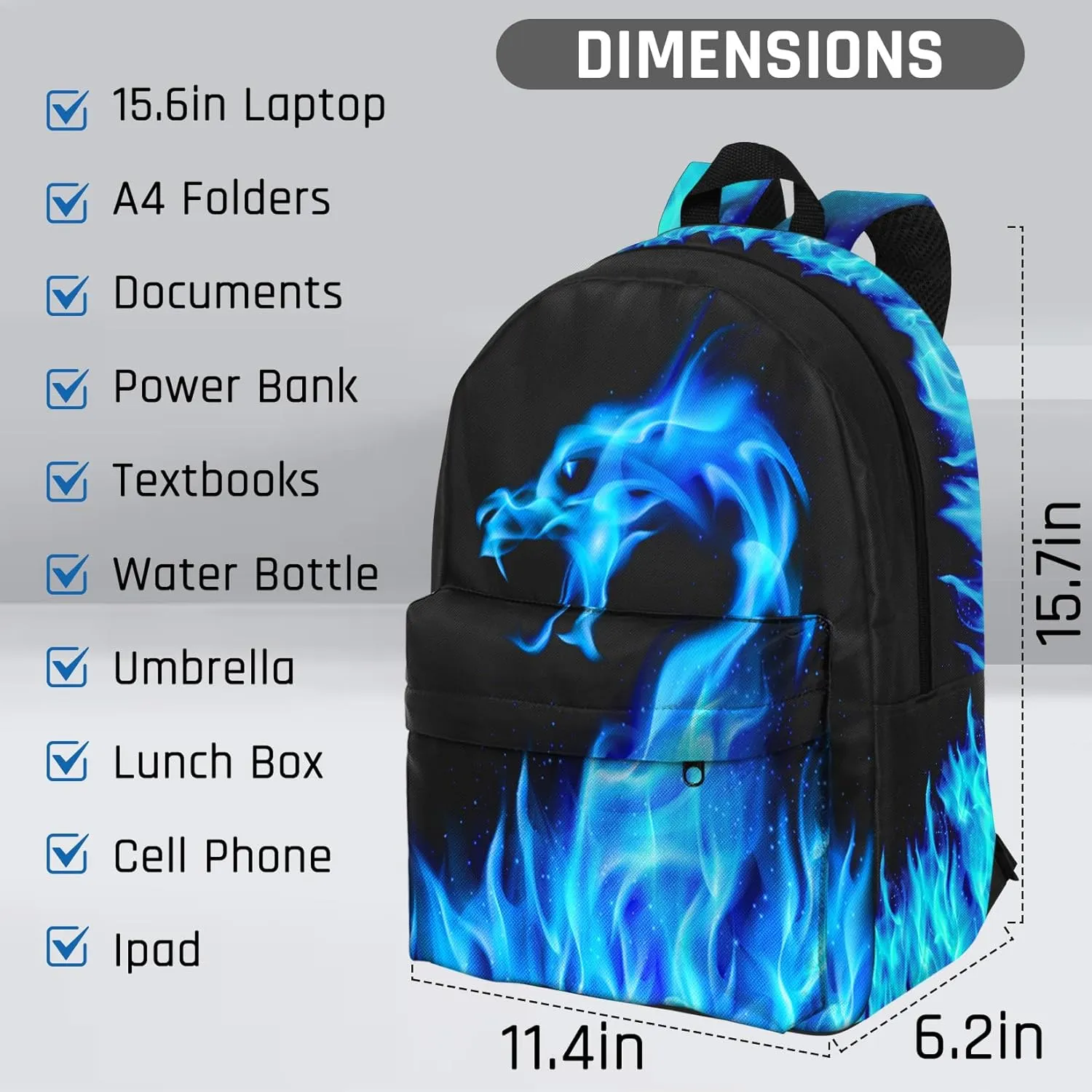 Kids Backpack for BoysCool Boys Backpack for Children Elementary Middle School StudentsLightweight School Bookbag for Travel and Daily Use