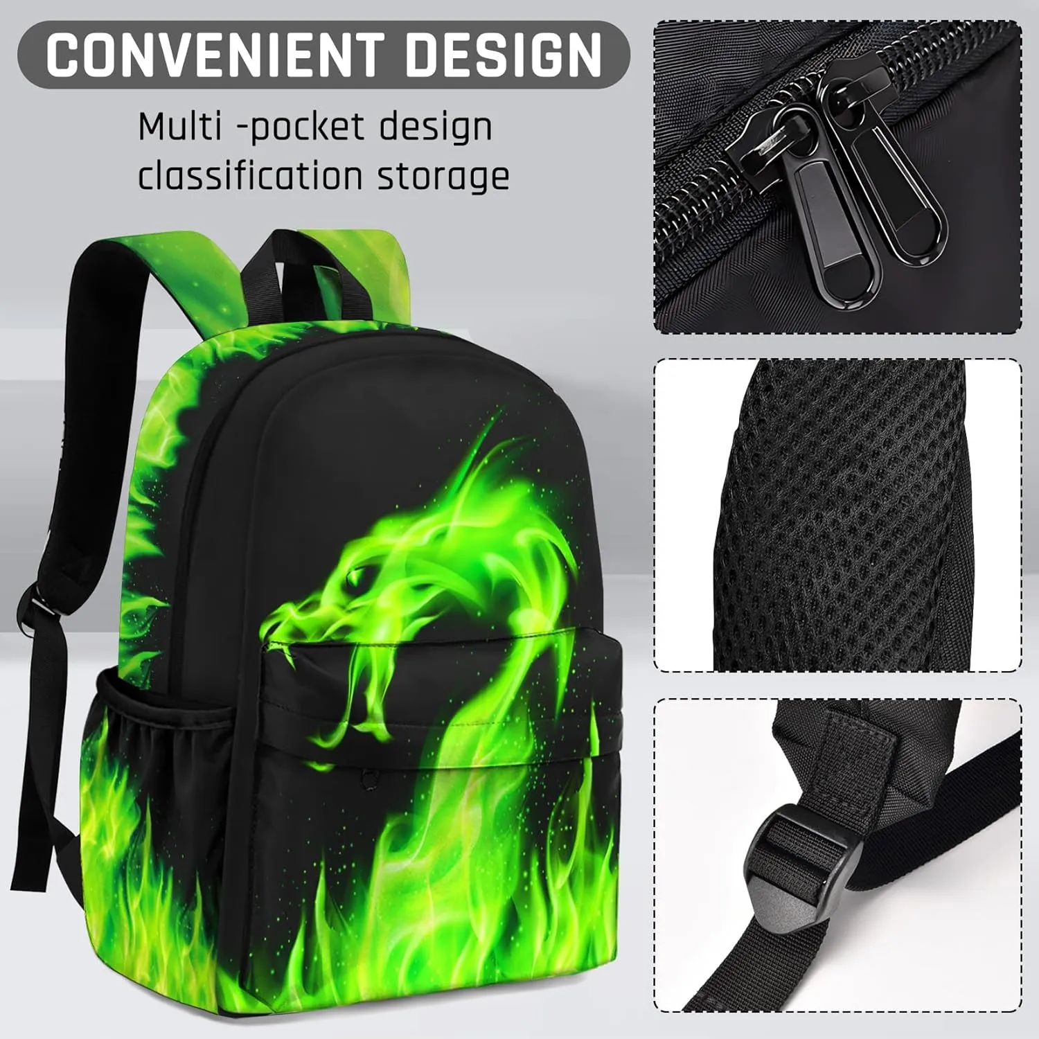 Kids Backpack for BoysCool Boys Backpack for Children Elementary Middle School StudentsLightweight School Bookbag for Travel and Daily Use