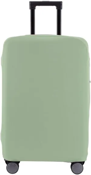 Luggage Cover for Suitcase, Solid Color Business Suitcase Cover Protector Fit 18-29 Inch Luggage, Baggage Covers with Zipper for Travel (Light Green,S(19-21inch suitcase))
