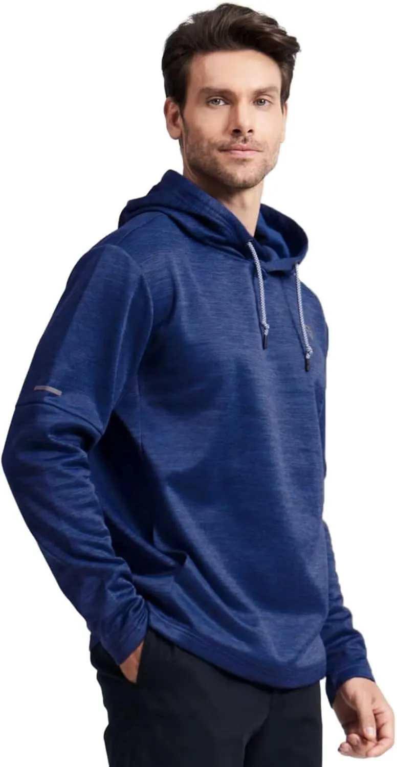 M MAELREG Hoodies for Men Golf Fleece Hooded Sweatshirts Dry Fit Athletic Lightweight Casual Midlayer Mens Hoodies Pullover
