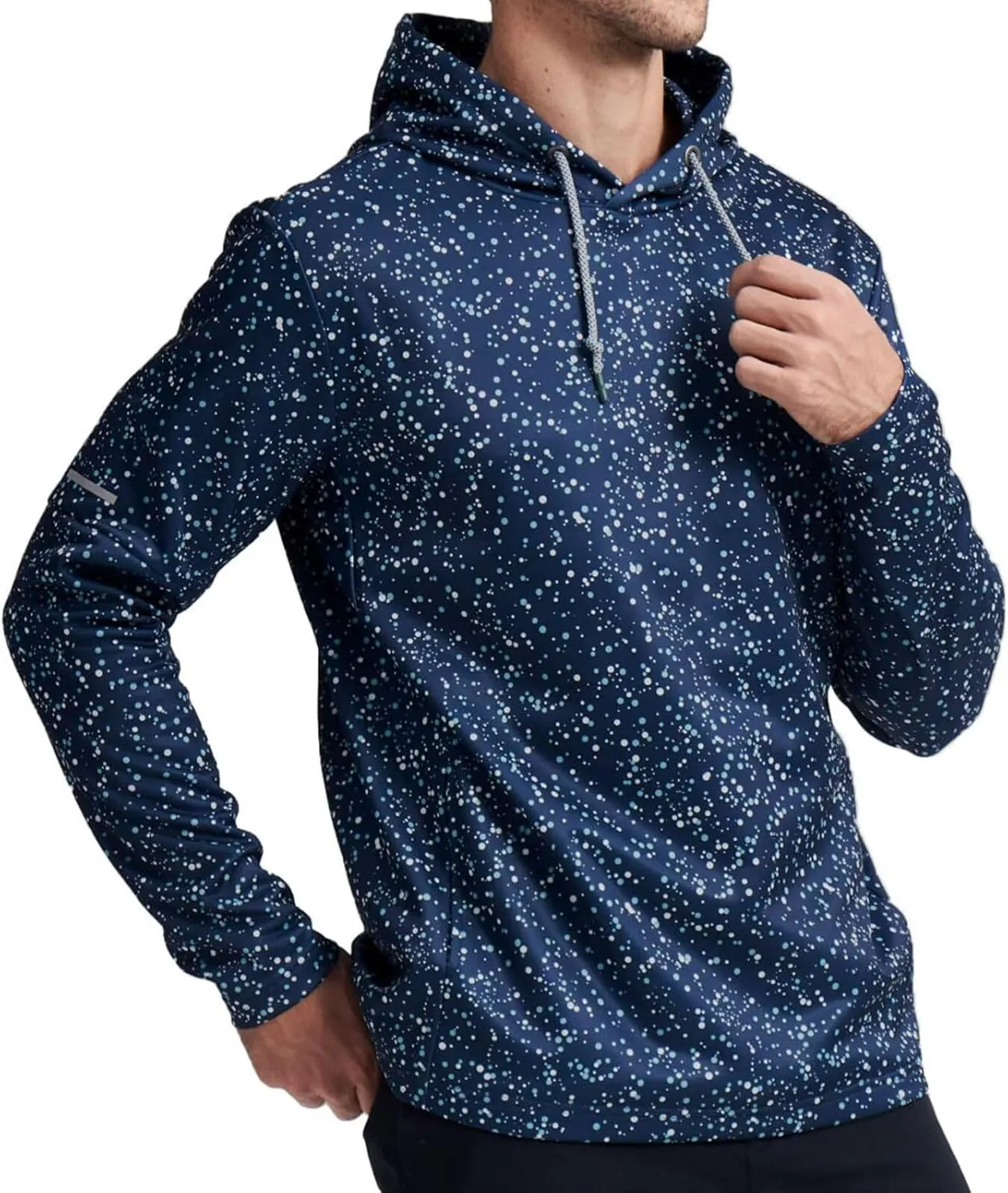 M MAELREG Hoodies for Men Golf Fleece Hooded Sweatshirts Dry Fit Athletic Lightweight Casual Midlayer Mens Hoodies Pullover