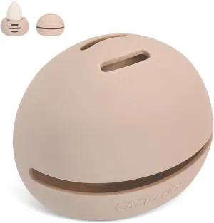 Makeup Sponge Holder Silicone Beauty Sponge Holder Makeup Blender Case for Travel 2 in 1 Stand Storage For Quick Drying Khaki