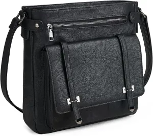 Medium Crossbody Bags for Women: Small Fashion Leather Purses Shoulder Cross Body Bag for Daily Use and Travel