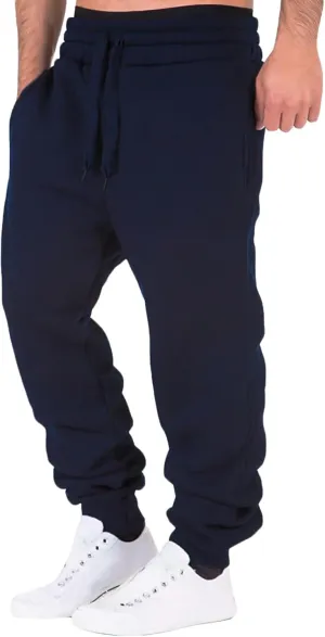 Mens Sweatpants Athletic Cargo Pants for Men Relaxed Fit Multiple Pockets Outdoor Straight Trouser Baggy Big and Tall