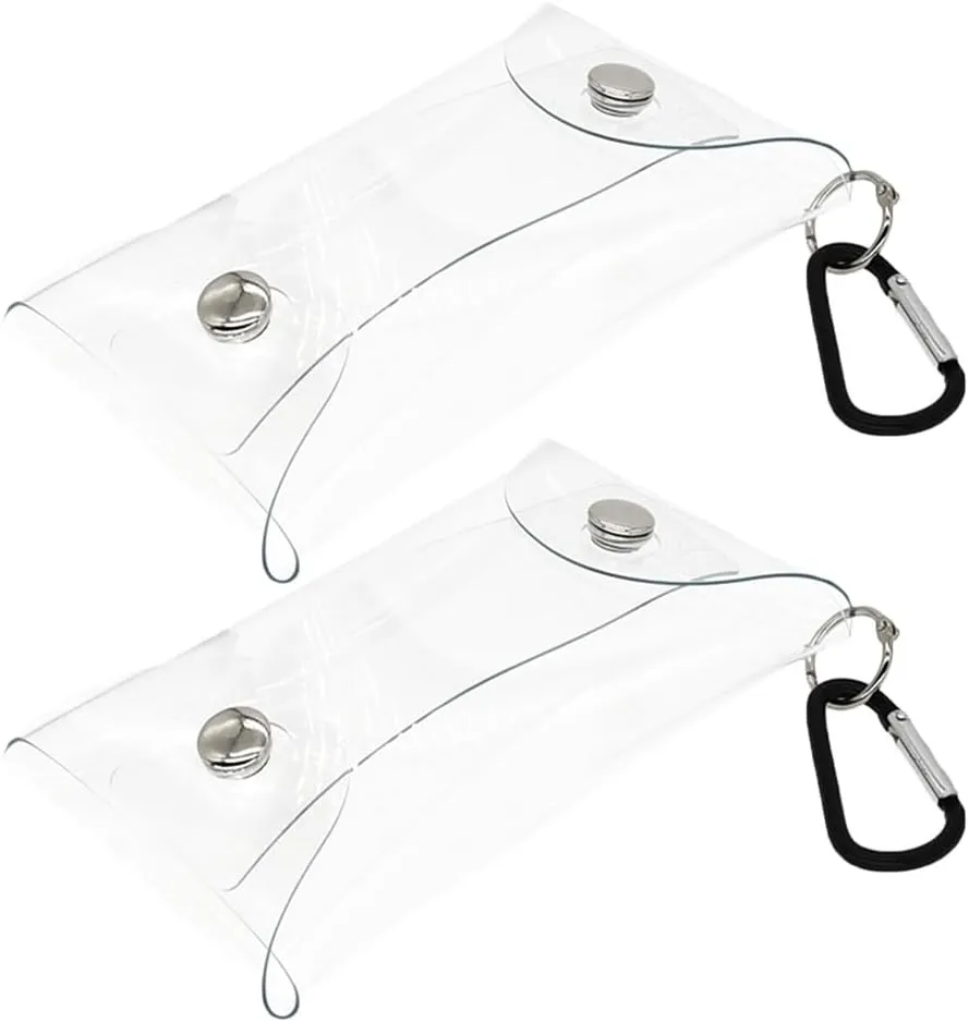 MERRYHAPY 2pcs Bag Multi-function Storage Pouch for Daily Use Compact Outdoor Change Bag for Cosmetics Keys and Small Items