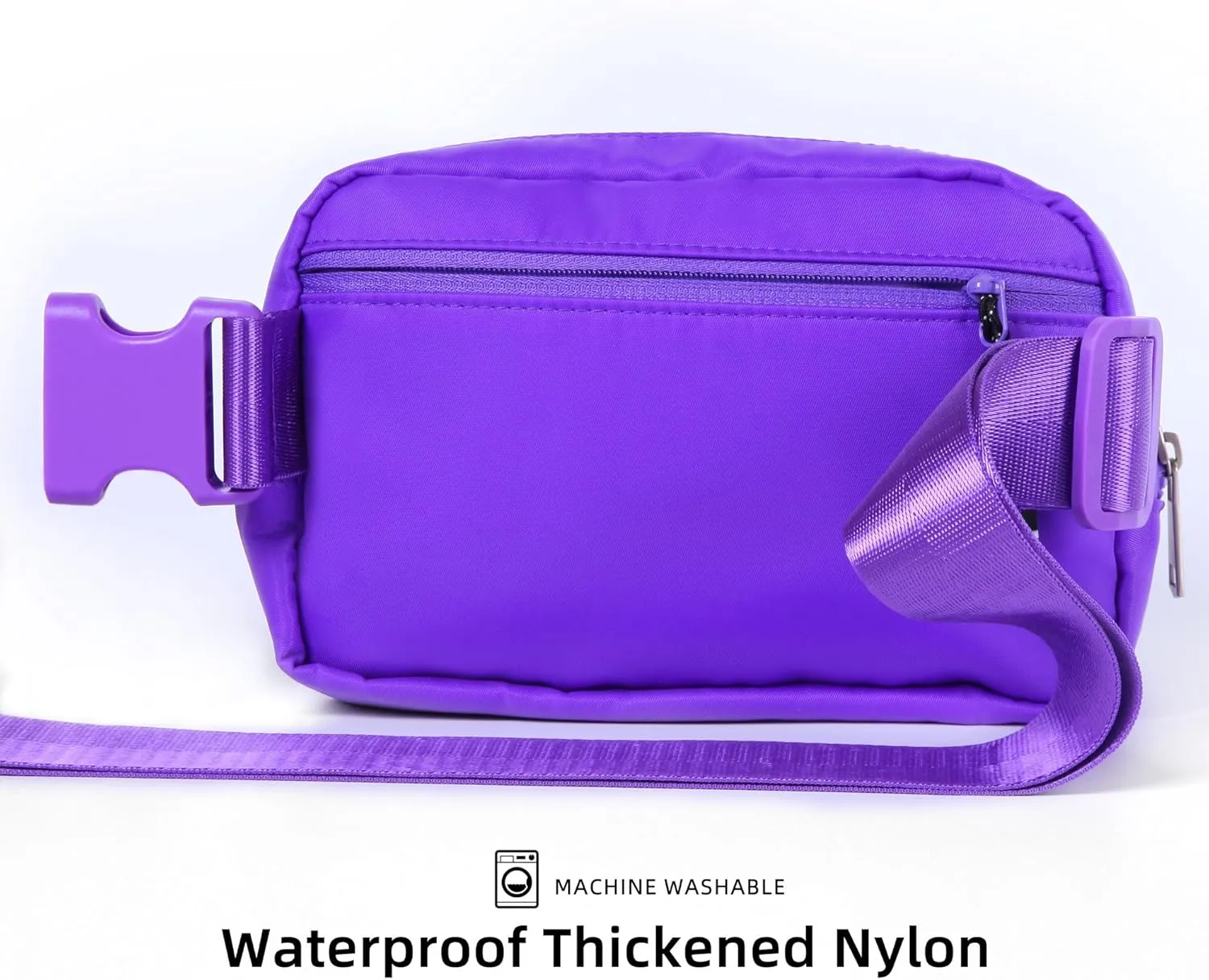 Naiivi Fanny Pack For Teen Girls Belt Bag For Kids With Initial Letter E Crossbody Bag Fashionable Waist Bag Waterproof Nylon Purple