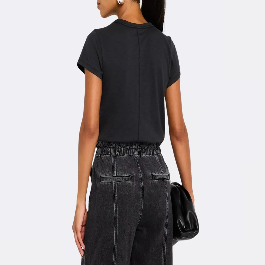 Ombre Stud Tee (Black)