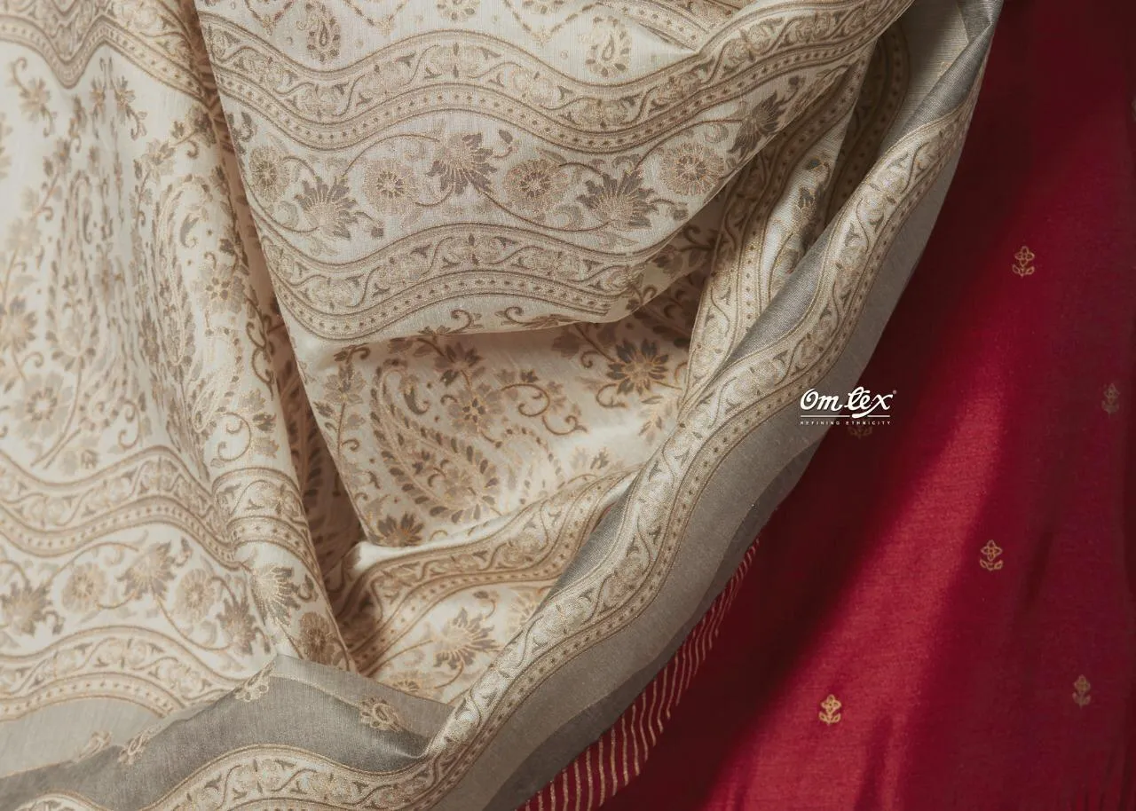 Omtex Presents Cleo Chanderi Silk Designer Salwar Suits