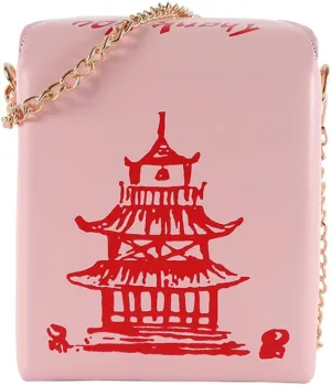 PORRASSO Women Crossbody Bag Handbag Fashion Shoulder Bag Ladies Satchel with Two Strap for Work Travel Daily Use Pink