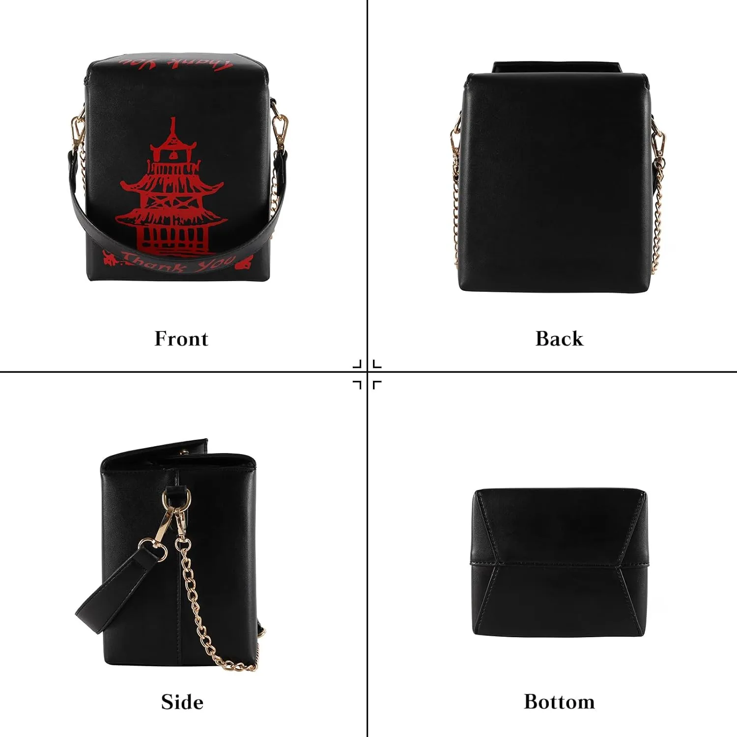 PORRASSO Women Crossbody Bag Handbag Fashion Shoulder Bag Ladies Satchel with Two Strap for Work Travel Daily Use Red