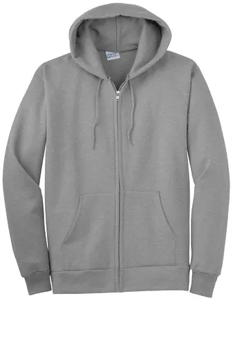 Port & Company - Essential Fleece Full-Zip Hooded Sweatshirt