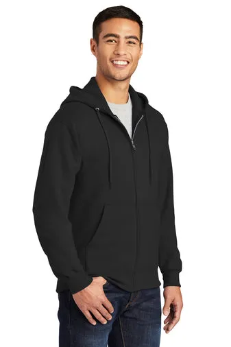 Port & Company - Essential Fleece Full-Zip Hooded Sweatshirt