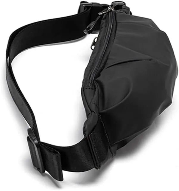 Portable Crossbody Waist Bag for Men & Women, Waterproof Daypack with Adjustable Strap, Trip Gym Hiking Cycling Outdoor or Daily Use