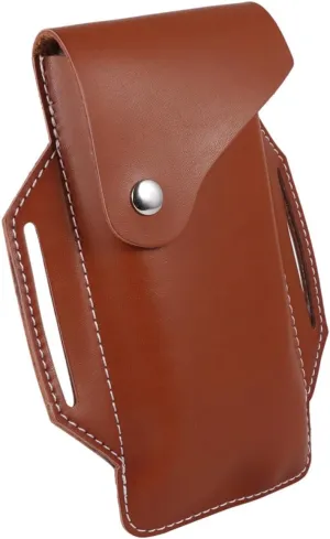Portable Waist Bag for Phones Multifunctional Outdoor Storage Pouch for Adults Durable Lightweight Design for Hiking and Daily Use Brown