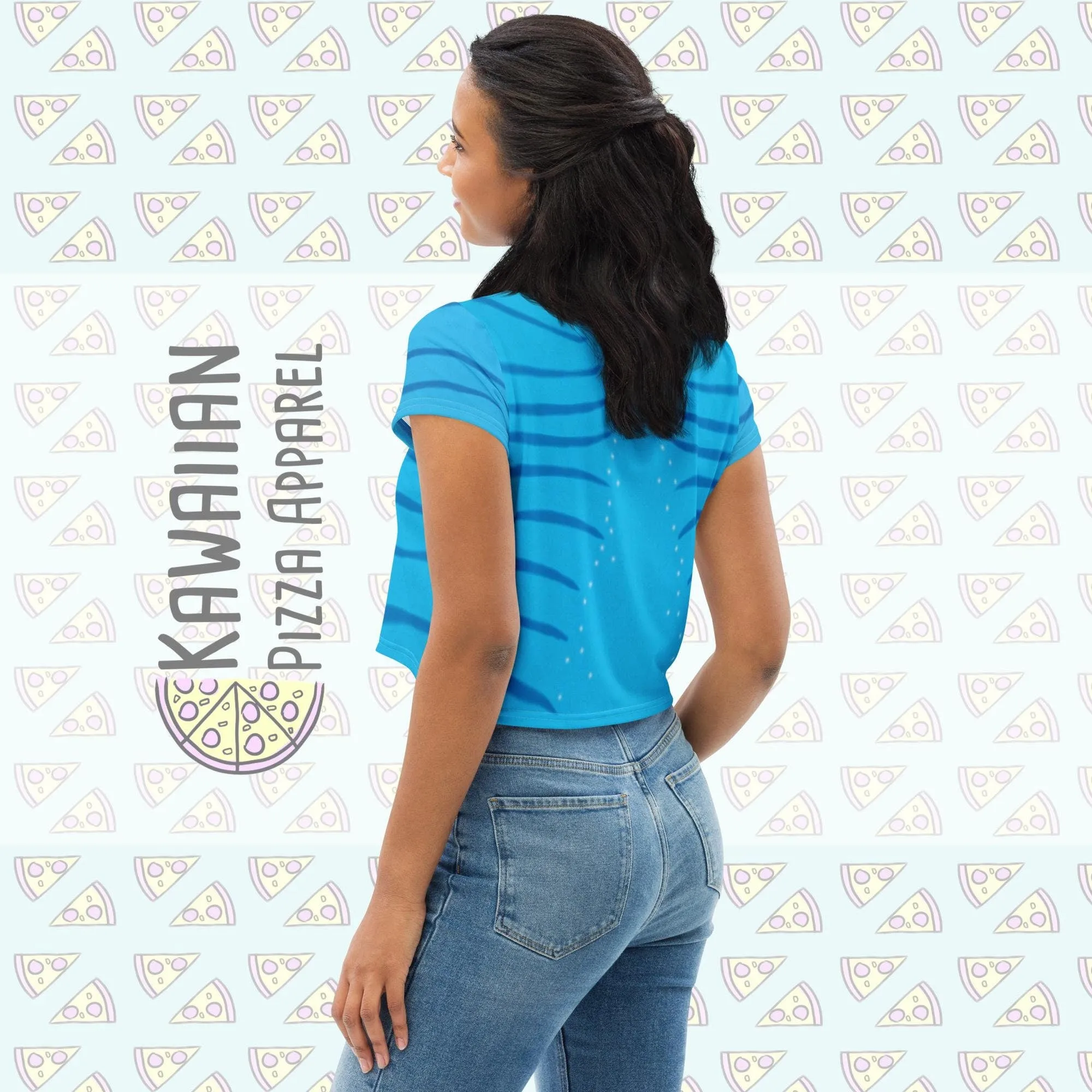 RUSH ORDER: All-Over Print Avatar Inspired Crop Tee