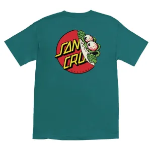 Santa Cruz Beware Dot Tee - Teal