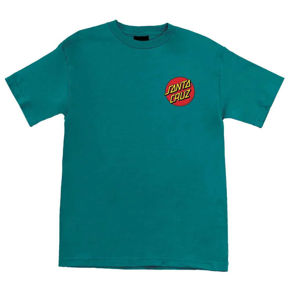Santa Cruz Beware Dot Tee - Teal