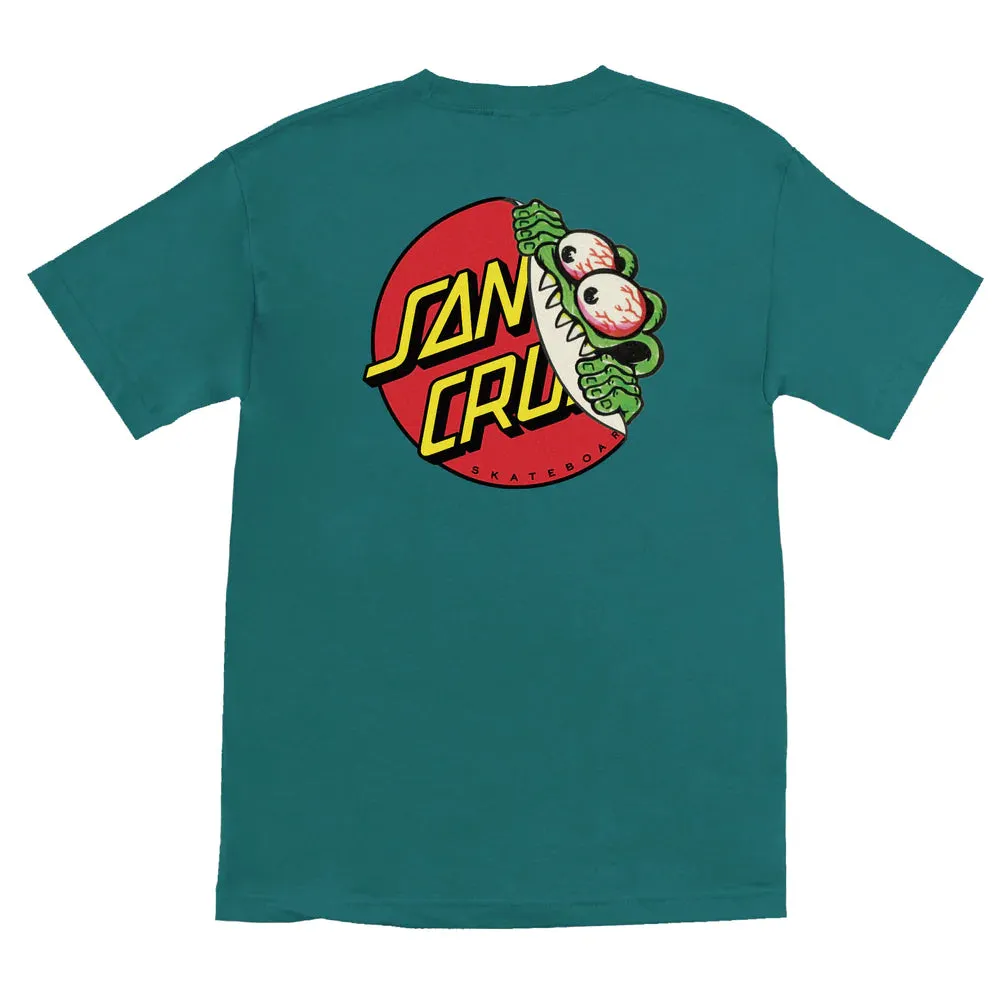 Santa Cruz Beware Dot Tee - Teal