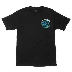 Santa Cruz Wave Dot Tee - Black