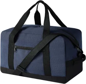 Small Gym Bag 14 inch, Mini Duffel Bag, Carry On Lightweight for Travel Sport, Small Duffle Bag for Men &Women - Navy Blue